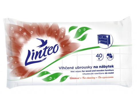 Vlhčené ubrousky Linteo Satin na nábytek